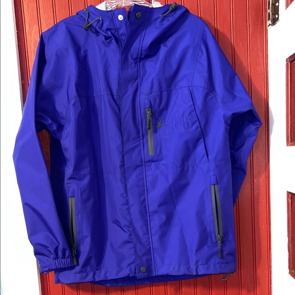 Women's Frogg Toggs Purple Outdoor Rain  Jacket with Hood and pockets S